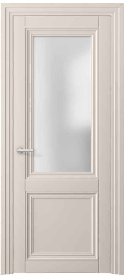 Дверь межкомнатная Центро 2524 ПЭТ пудровый бежевый Сатинированное стекло Каскадный наличник ПЭПБ Цена 41199 ₽ Наличники уже входят в базовый комплект. Фабрика дверей Волховец 8 (800) 551 43 19 Межкомнатная дверь Центро 2524 ПЭТ пудровый бежевый Сатинированное стекло Цена 41199 ₽ | Volhovec