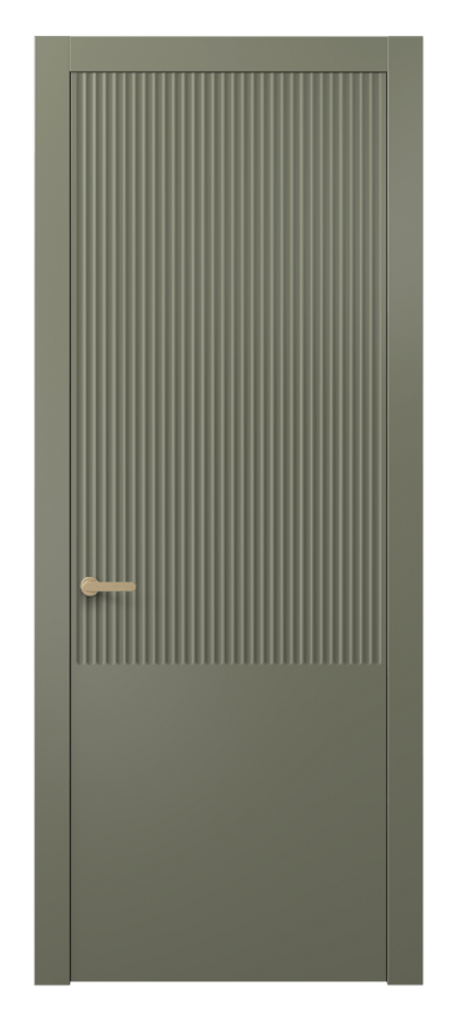 Межкомнатная дверь Alba 8646 Матовый оливковый тёмный  Цена 47999 ₽ | Volhovec
