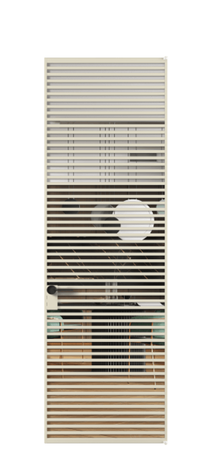 Алюминиевая дверь АЛПЛ040.07 Алюминий бежево-серый Прозрачное стекло "Кристал Вижн", калёное. Без короба АБСР Цена 199890 Стоимость комплекта двери включает: 1. Полотно (600/650/700/750/800/850/900/950*2000-2400 мм).
2. Короб
3. Комплект фурнитуры (2 торцевые петли и магнитный замок с ответной планкой). Фабрика дверей Волховец 8 (800) 551 43 19 Алюминиевая дверь АЛПЛ040.07 Алюминий бежево-серый Прозрачное стекло "Кристал Вижн", калёное Цена 199890 | Volhovec