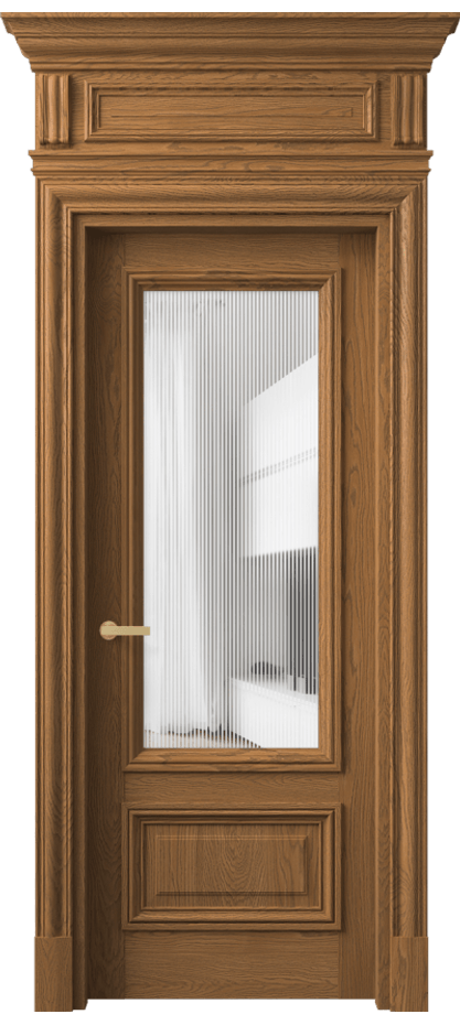 Дверь межкомнатная Антик 7306 Дуб пряный матовый Рифлёное стекло "Дюна", триплекс КЭП + Объёмный фриз + Карниз ДПР.М Цена 268949 ₽ Наличники уже входят в базовый комплект. Фабрика дверей Волховец 8 (800) 551 43 19 Межкомнатная дверь Антик 7306 Дуб пряный матовый Рифлёное стекло "Дюна", триплекс Цена 268949 ₽ | Volhovec