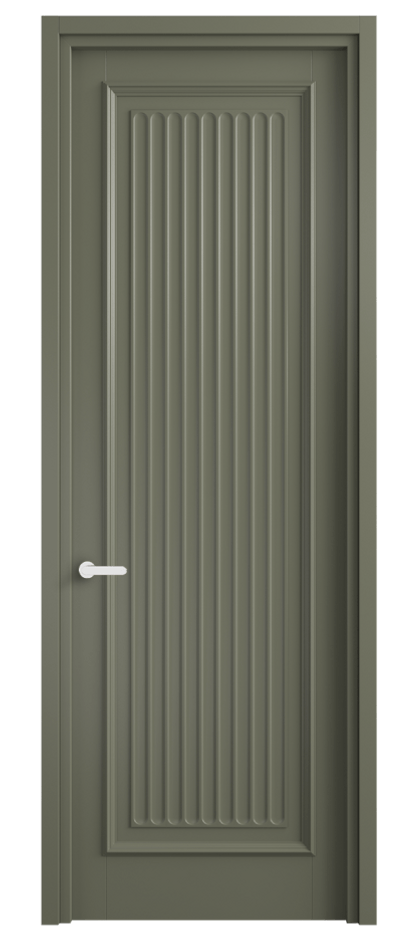 Межкомнатная дверь Шарм 6701 Матовый оливковый тёмный  Цена 97699 ₽ | Volhovec