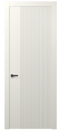 Дверь межкомнатная 8643 МЖМ . Цвет Матовый жемчужный. Материал Гладкая эмаль. Коллекция Alba. Картинка.