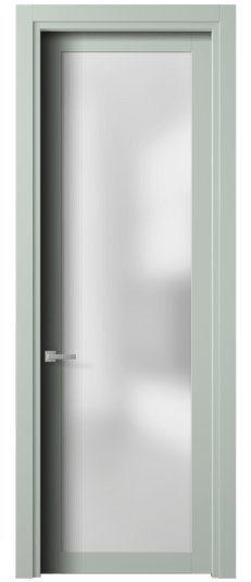 Дверь межкомнатная 2102 - planum NCS S 1005-B80G. Цвет NCS NCS S 1005-B80G. Материал Гладкая эмаль. Коллекция Planum. Картинка.
