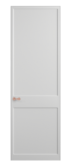 Дверь межкомнатная 7521 МБЛ. Цвет Матовый белоснежный. Материал Гладкая эмаль. Коллекция Softform. Картинка.