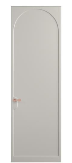 Дверь межкомнатная 7503 МОС. Цвет Матовый облачно-серый. Материал Гладкая эмаль. Коллекция Softform. Картинка.