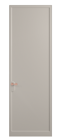 Дверь межкомнатная 7501 МСБЖ. Цвет Матовый светло-бежевый. Материал Гладкая эмаль. Коллекция Softform. Картинка.