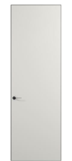 Дверь межкомнатная АКУ 0010 ПЭБЛ ПЭТ белоснежный, ГОР Грецкий орех. Цвет ПЭТ белоснежный. Материал ПЭТ. Коллекция Планум Про. Картинка.