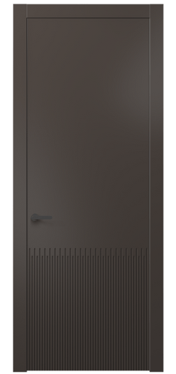 Дверь межкомнатная АКП 8626 МАН. Цвет Матовый антрацит. Материал Гладкая эмаль. Коллекция Dune. Картинка.