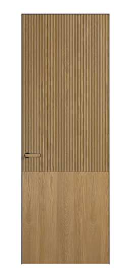 Дверь межкомнатная 8205 ДПШ.М. Цвет Дуб пшеничный матовый. Материал Массив дуба матовый. Коллекция Вельвет. Картинка.