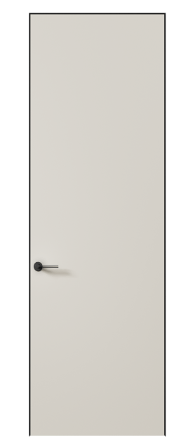 Дверь межкомнатная 0010 МОС Матовый облачно-серый. Цвет Матовый облачно-серый. Материал Гладкая эмаль. Коллекция Планум Про. Картинка.
